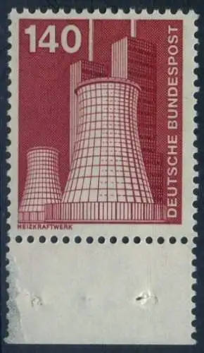 BUND 1975 Michel-Nummer 0856 postfrisch EINZELMARKE RAND unten