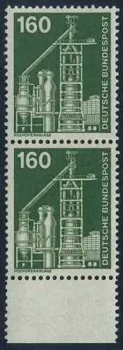 BUND 1975 Michel-Nummer 0857 postfrisch vert.PAAR RAND unten