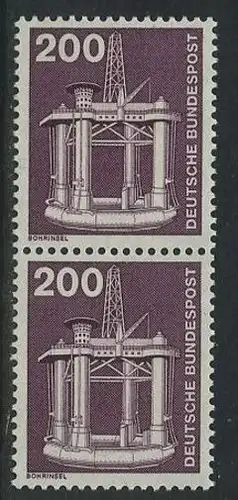 BUND 1975 Michel-Nummer 0858 postfrisch vert.PAAR