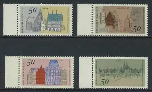 BUND 1975 Michel-Nummer 0860-0863 postfrisch SATZ(4) EINZELMARKEN RÄNDER links