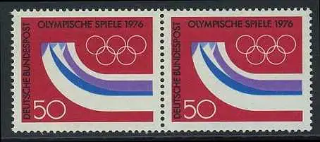 BUND 1976 Michel-Nummer 0875 postfrisch horiz.PAAR