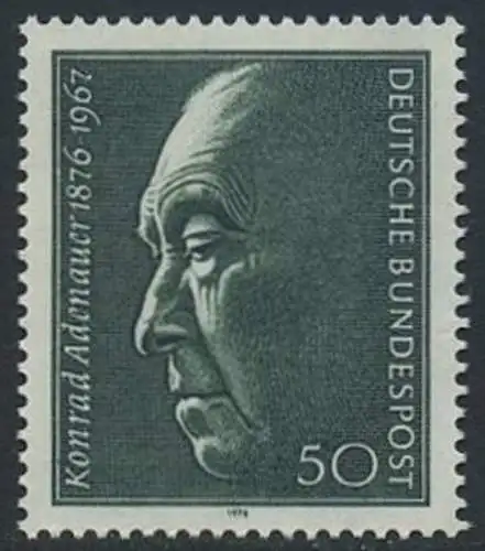 BUND 1976 Michel-Nummer 0876 postfrisch EINZELMARKE