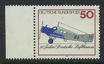 BUND 1976 Michel-Nummer 0878 postfrisch EINZELMARKE RAND links