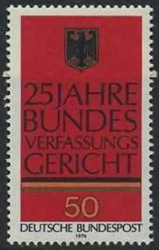 BUND 1976 Michel-Nummer 0879 postfrisch EINZELMARKE