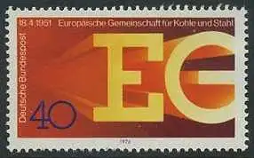 BUND 1976 Michel-Nummer 0880 postfrisch EINZELMARKE