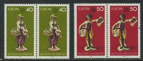 BUND 1976 Michel-Nummer 0890-0891 postfrisch SATZ(2) horiz.PAARE