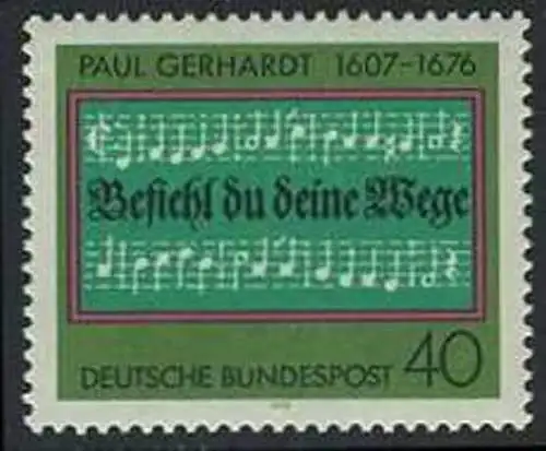 BUND 1976 Michel-Nummer 0893 postfrisch EINZELMARKE