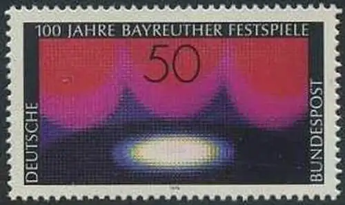 BUND 1976 Michel-Nummer 0896 postfrisch EINZELMARKE