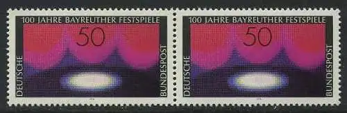 BUND 1976 Michel-Nummer 0896 postfrisch horiz.PAAR