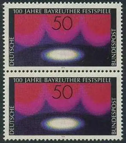 BUND 1976 Michel-Nummer 0896 postfrisch vert.PAAR