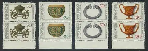 BUND 1976 Michel-Nummer 0897-0900 postfrisch SATZ(4) vert.PAARE RÄNDER unten