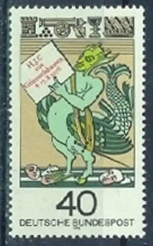 BUND 1976 Michel-Nummer 0902 postfrisch EINZELMARKE