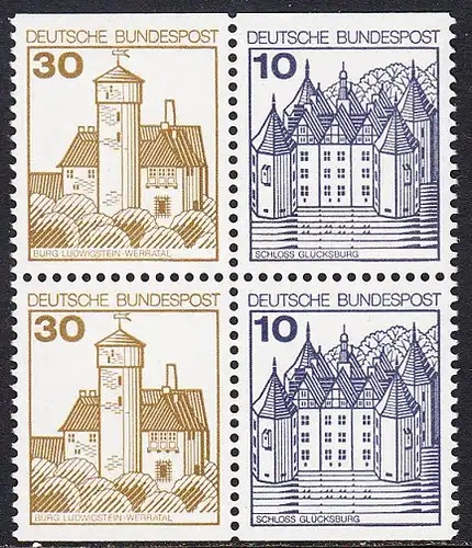 BUND 1977 Michel-Nummer 0914-0913CD postfrisch BLOCK 