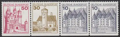 BUND 1977 Michel-Nummer 0916Z postfrisch horiz.STRIP(4) (HB26_D)