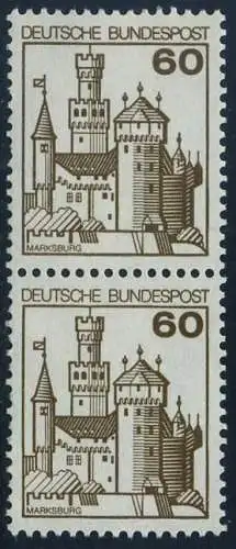 BUND 1977 Michel-Nummer 0917 postfrisch vert.PAAR