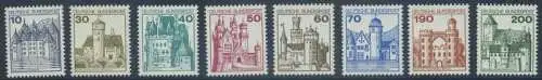 BUND 1977 Michel-Nummer 0913-0920 postfrisch SATZ(8) EINZELMARKEN