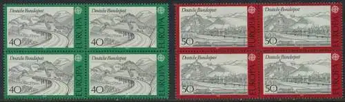 BUND 1977 Michel-Nummer 0934-0935 postfrisch SATZ(2) BLÖCKE