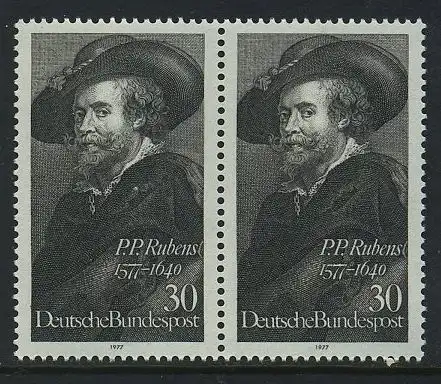 BUND 1977 Michel-Nummer 0936 postfrisch horiz.PAAR