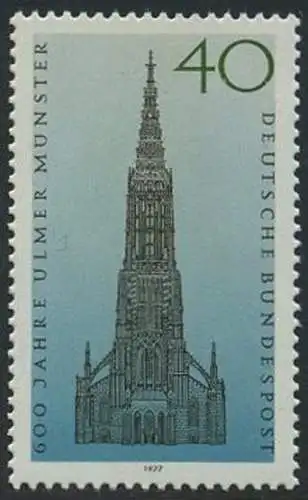 BUND 1977 Michel-Nummer 0937 postfrisch EINZELMARKE