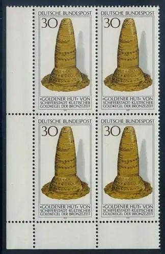 BUND 1977 Michel-Nummer 0943 postfrisch BLOCK ECKRAND unten links