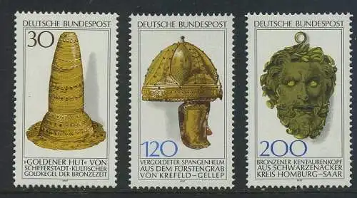 BUND 1977 Michel-Nummer 0943-0945 postfrisch SATZ(3) EINZELMARKEN