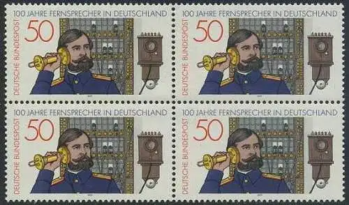 BUND 1977 Michel-Nummer 0947 postfrisch BLOCK