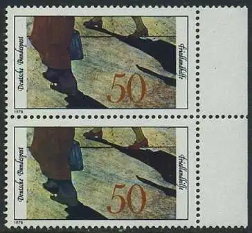 BUND 1978 Michel-Nummer 0957 postfrisch vert.PAAR RAND rechts