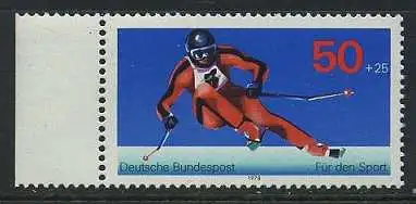 BUND 1978 Michel-Nummer 0958 postfrisch EINZELMARKE RAND links