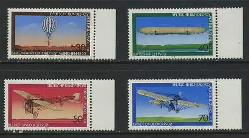 BUND 1978 Michel-Nummer 0964-0967 postfrisch SATZ(4) EINZELMARKEN RÄNDER rechts