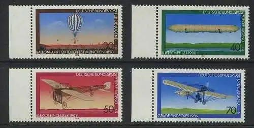 BUND 1978 Michel-Nummer 0964-0967 postfrisch SATZ(4) EINZELMARKEN RÄNDER links