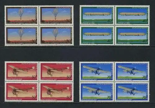 BUND 1978 Michel-Nummer 0964-0967 postfrisch SATZ(4) BLÖCKE