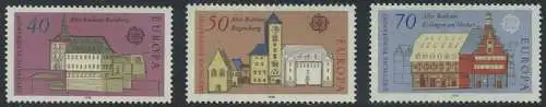 BUND 1978 Michel-Nummer 0969-0971 postfrisch SATZ(3) EINZELMARKEN