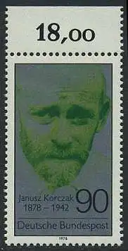 BUND 1978 Michel-Nummer 0973 postfrisch EINZELMARKE RAND oben (b)