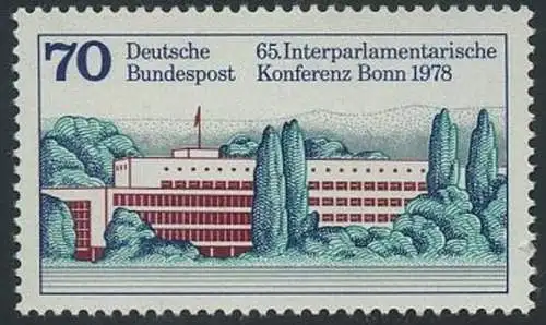 BUND 1978 Michel-Nummer 0976 postfrisch EINZELMARKE