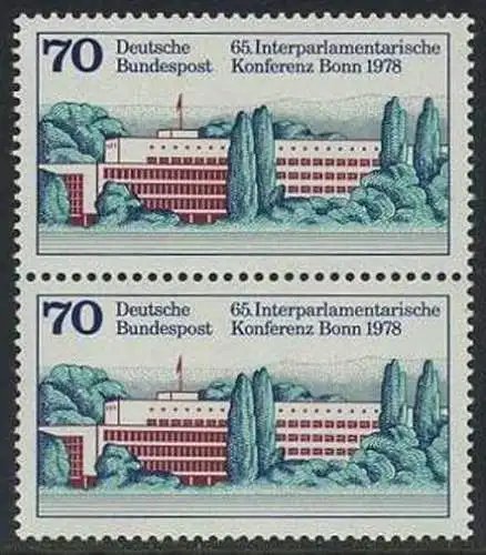 BUND 1978 Michel-Nummer 0976 postfrisch vert.PAAR