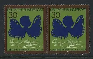 BUND 1978 Michel-Nummer 0978 postfrisch horiz.PAAR