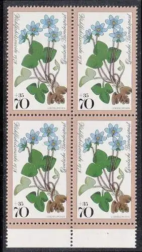 BUND 1978 Michel-Nummer 0985 postfrisch BLOCK RÄNDER unten