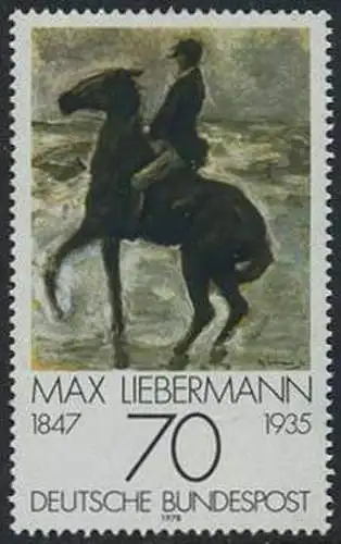 BUND 1978 Michel-Nummer 0987 postfrisch EINZELMARKE