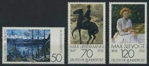 BUND 1978 Michel-Nummer 0986-0988 postfrisch SATZ(3) EINZELMARKEN