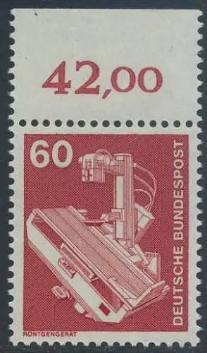 BUND 1978 Michel-Nummer 0990 postfrisch EINZELMARKE RAND oben (d)