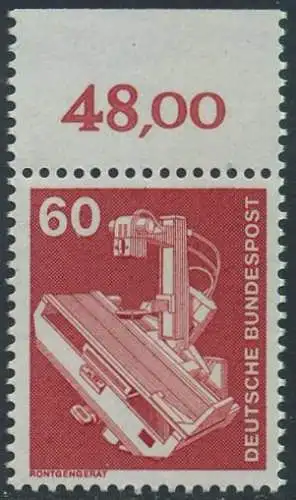 BUND 1978 Michel-Nummer 0990 postfrisch EINZELMARKE RAND oben (e)
