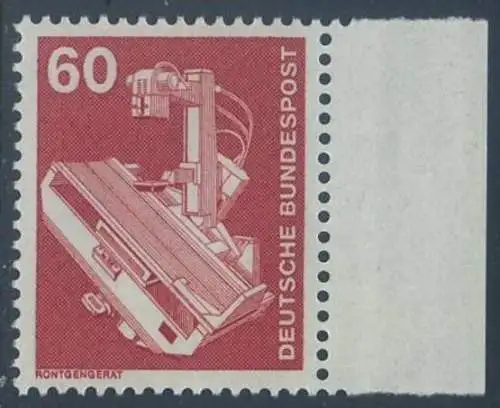 BUND 1978 Michel-Nummer 0990 postfrisch EINZELMARKE RAND rechts