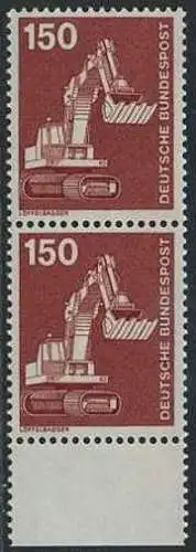 BUND 1978 Michel-Nummer 0992 postfrisch vert.PAAR RAND unten