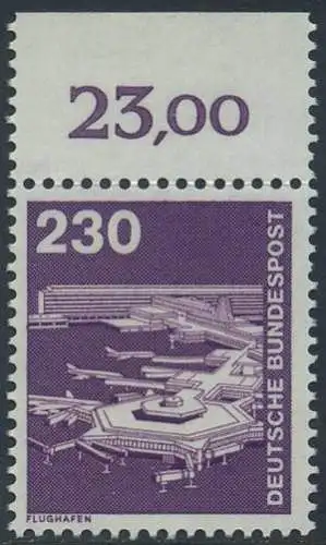 BUND 1978 Michel-Nummer 0994 postfrisch EINZELMARKE RAND oben (a)