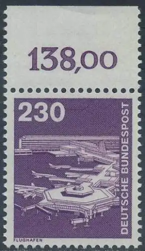 BUND 1978 Michel-Nummer 0994 postfrisch EINZELMARKE RAND oben (d)