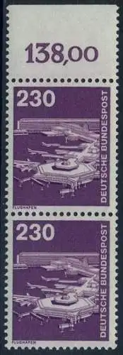 BUND 1978 Michel-Nummer 0994 postfrisch vert.PAAR RAND oben