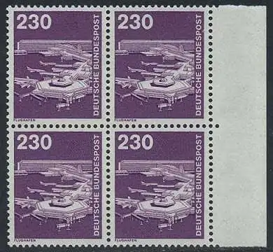BUND 1978 Michel-Nummer 0994 postfrisch BLOCK RÄNDER rechts