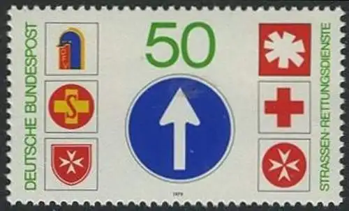 BUND 1979 Michel-Nummer 1004 postfrisch EINZELMARKE