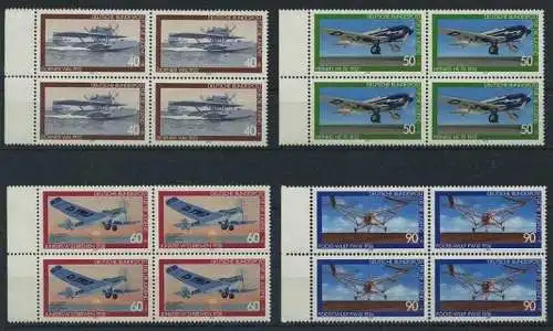 BUND 1979 Michel-Nummer 1005-1008 postfrisch SATZ(4) BLÖCKE RÄNDER links