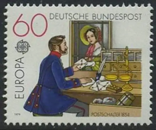 BUND 1979 Michel-Nummer 1012 postfrisch EINZELMARKE